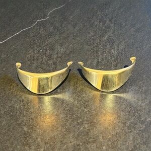 Silver boot heel tips